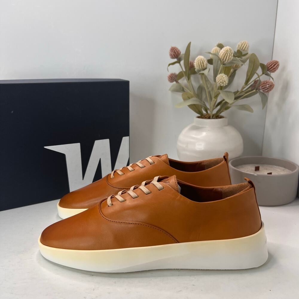 Wolf & Shepherd Shoes Cruise Lace-Up Fair Sneaker Honey Men 7.5/Women 9 NWD